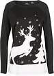 T-shirt manches longues de Noël, bonprix