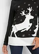 T-shirt manches longues de Noël, bonprix