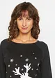 T-shirt manches longues de Noël, bonprix
