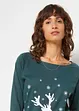 Longshirt mit Weihnachtsmotiv, bonprix