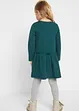 Jerseykleid + Puppenkleid aus reiner Bio-Baumwolle (2-tlg. Set), bonprix