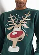 Sweatshirt mit Weihnachtsmotiv, bonprix