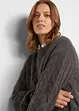 Oversize-Pullover mit Zopfmuster, bonprix