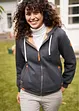 Sweatjacke mit Teddyfutter, bonprix