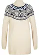 Pull norvégien avec fentes latérales, bonprix