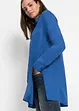 Longbluse mit Schlitz aus fließender Viskose, bonprix