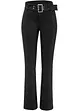 Pantalon stretch avec détail ceinture, bonprix