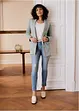 Langer Jersey-Blazer mit Taschen, bonprix