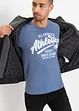 Lot de 2 T-shirts à imprimés sportifs, bonprix
