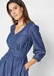 Robe en jean avec galons en dentelle, bpc selection