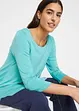 Viskose-Stretch- Shirt mit 3/4 Arm, bonprix