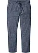 Regular Fit Chambray-Chinohose, Straight, bonprix