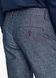 Regular Fit Chambray-Chinohose, Straight, bonprix