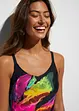 Maillot 1 pièce avec effet sculptant léger, bonprix