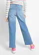 Wide-Leg-Jeans Mid Waist, bonprix