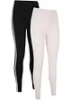 Sport-Leggings aus Bio-Baumwolle, knöchelfrei (2er Pack), bpc bonprix collection