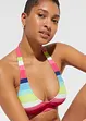 Neckholder Bikini Oberteil aus recyceltem Polyamid, bpc bonprix collection