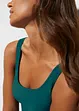 Maillot 1 pièce sculptant, maintien léger, bonprix