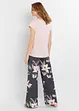 Pyjama mit weiter Hose, bonprix