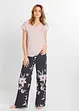 Pyjama mit weiter Hose, bonprix