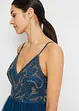 Trägerkleid mit Perlenstickerei, bonprix