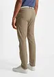 Pantalon chino droit stretch Regular, coupe ventre confort avec ceinture, bonprix