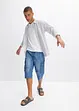 Long-Jeans-Bermuda, Relaxed Fit, bonprix