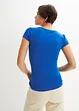Shirt mit Knopfleiste mit Bio-Baumwolle, bonprix