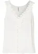 Top fluide avec dentelle, bonprix