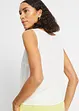 Top fluide avec dentelle, bonprix