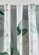 Verdunkelungsvorhang mit floralem Glanz Druck (1er Pack), bonprix