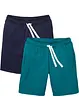 Lot de 2 bermudas sweat, bonprix