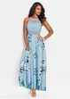 Sommer-Maxikleid mit Blumen-Print und Spitze, bonprix