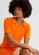 Knieumspielendes Frottee-Kleid mit Polokragen, bonprix
