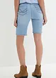 Bermuda en jean, coupe slim, taille mi-haute, bonprix