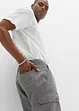 Bermuda cargo microfibre confortable en polyamide, Regular Fit, bonprix