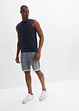 Short en molleton, effet jean, bonprix
