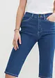 Jeans Bermuda Slim Fit High Waist, bonprix