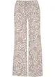 Pantalon palazzo imprimé en viscose, bonprix