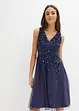 Robe courte à sequins, bonprix