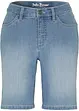 Bermuda en jean droit, taille mi-haute, bonprix