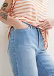 Bermuda en jean droit, taille mi-haute, bonprix