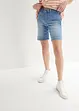 Bermuda en jean droit, taille mi-haute, bonprix