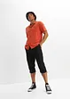 Pantalon 3/4 taille extensible, Slim Fit, bonprix