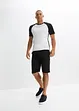 Shirt und kurze Hose (2-tlg.Set) aus reiner Bio-Baumwolle, bonprix