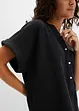 Blouse manches courtes en gaze de coton, bonprix