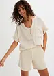 Blouse manches courtes en gaze de coton, bonprix