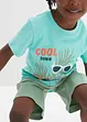 Jungen T-Shirt und kurze Hose (2-tlg.Set) aus Bio Baumwolle, bonprix