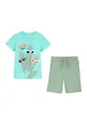 Jungen T-Shirt und kurze Hose (2-tlg.Set) aus Bio Baumwolle, bonprix