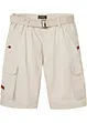 Cargo-Bermuda mit Gürtel, Regular Fit, bonprix